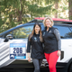 Rebelle Rally Team 206 Verena Mei and Tana White with the 2023 Kia Sportage X-Pro. Shown with optional features. Not for sale.